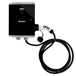 WiseCar 7.4kw Elektrikli Araç Şarj İstasyonu Duvar Tipi